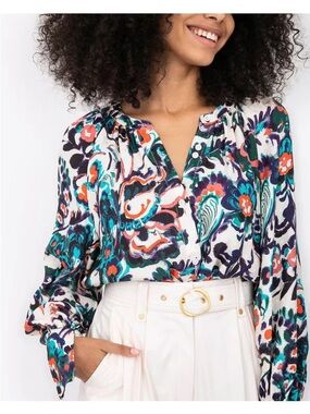 Tanya Taylor Charlene top blouse size M